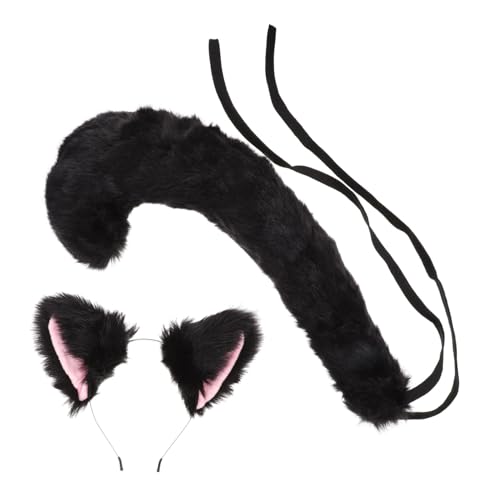 FOMIYES Schillerndes Stirnband Cosplay Anzug Zubehör Tierschwanz Party Prop von FOMIYES
