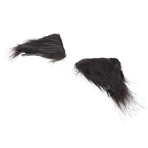 FOMIYES Katzenohren Haarspange aus Plüsch Handgefertigte Cosplay Haarnadeln für Damen Niedliches Tierdesign für Kostümpartys und Karneval von FOMIYES