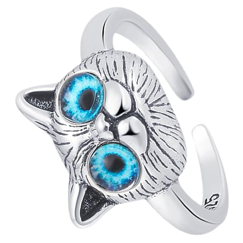 FOMIYES Katzenring für Damen Verstellbarer Finger Ring mit Niedlichem Katzen Design für Besondere Anlässe und Alltag Schmuck für Frauen Süß und von FOMIYES