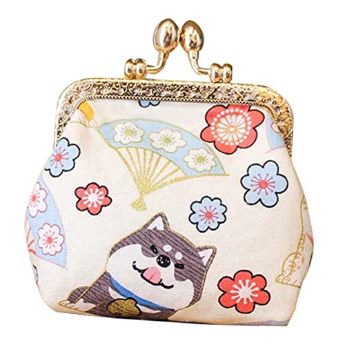 FOMIYES Kawaii Cartoon Münzbeutel mit Design Multifunktionale Aufbewahrungstasche für Münzen Lippenstifte und Karten Leicht und Tragbar für Unterwegs von FOMIYES