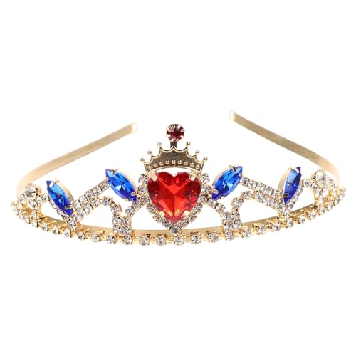 FOMIYES Haarreif Für Mädchen Mit Strass-intarsien Tiara-stirnband Für Kindergeburtstage, Partys Und Fotoshootings, Langlebig Und Sicher von FOMIYES