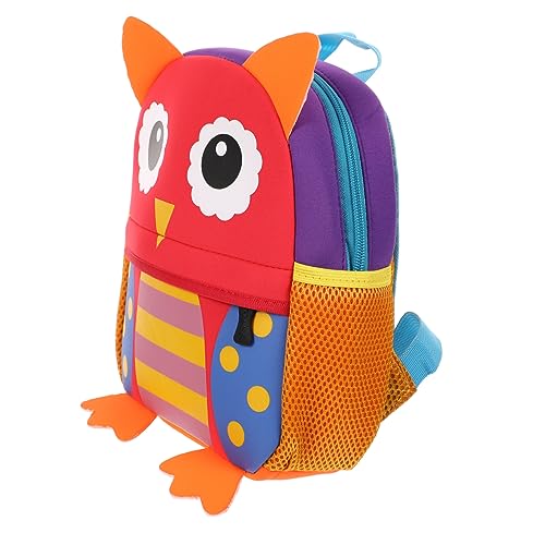 FOMIYES Kinderrucksack Mit Cartoon-Tiermuster Großem Stauraum Bequemen Schultergurten Und Hochwertigen Materialien Für Mädchen Zum Kindergarten Schule von FOMIYES