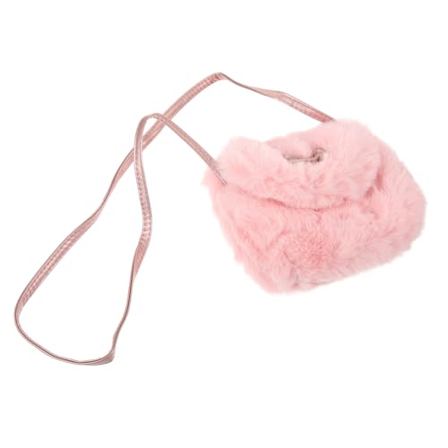 FOMIYES Umhängetasche Für Mädchen Junge Mädchen-Aufbewahrungstasche Plüsch-Tasche Crossbody Tasche Als Schultertasche Für Täglichen Gebrauch Und Partys von FOMIYES