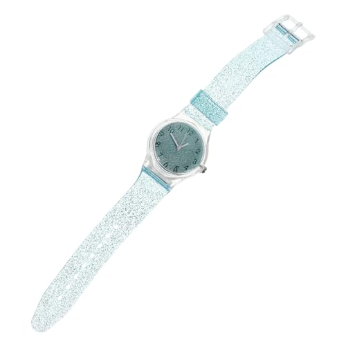 FOMIYES Kinderuhr Blau Mit Glänzender Quarzuhr Armbanduhr Als Handgelenkdekoration Modische Kinderuhr Für Kleine Junge Mädchen Sicher Und Langlebig von FOMIYES