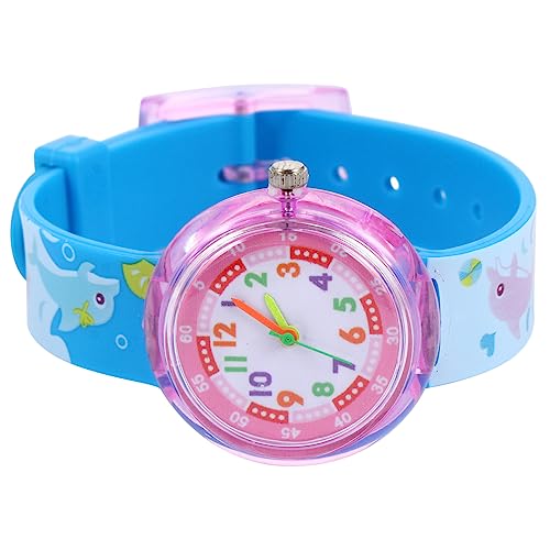 FOMIYES Kinderuhr Mit Cartoon-muster Silikon-uhrband Armbanduhr Für Jungen Und Mädchen Langlebiges Material Modisches Design Perfektes Für Junge Mädchen von FOMIYES