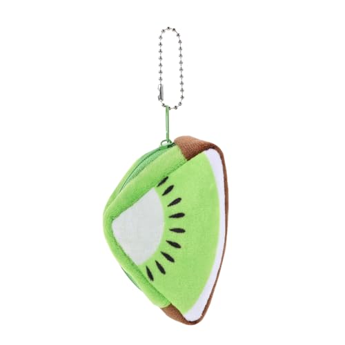 FOMIYES Obstform Geldbörse Aus Plüsch Für Damen Kleine Münzbörse Mit Reißverschluss Zum Tragen Von Kleingeld Schlüsseln Und Kleinen Gegenständen von FOMIYES