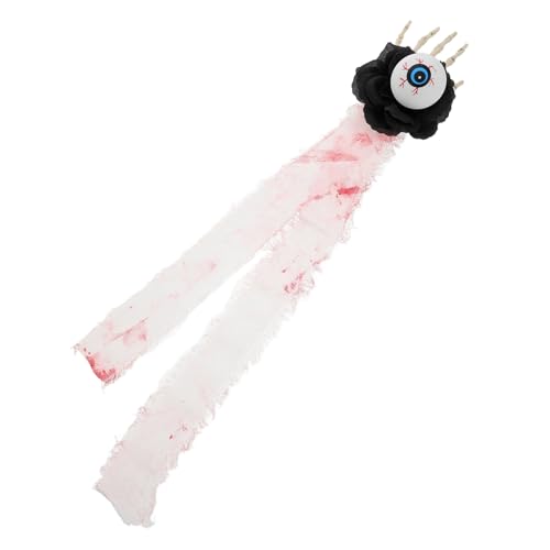 FOMIYES -Klauen-Augapfel-Haarnadel schwarze Maske Hände kleine Haarspange Masken Gothic halloween haarschmuck halloween haarspange Skeletthandhaar Clip Halloween-Haarspange Garn von FOMIYES