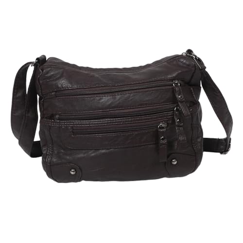 FOMIYES Kleine Crossbody-Handtasche Damen Pu-Material Schultertasche Modisch Vielseitig Großes Fassungsvermögen Für Alltag Reise Und Outdoor Einkauf von FOMIYES