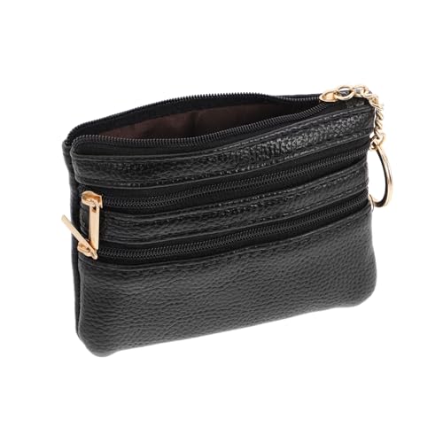 FOMIYES Kleines Damengeldbörse Aus Kunstleder Mit Reißverschluss Münzfach Für Führerschein Karten Und Schlüssel Kompakt Und Tragbar Für Täglichen Gebrauch von FOMIYES