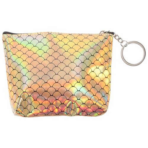 FOMIYES Kleine Damen Geldbörse aus PU Material Kompakte Kartenhalter Geldbeutel mit Reißverschluss Modische Clutch für Studenten und Büro Vielseitige Münzfach und Kartenaufbewahrung von FOMIYES