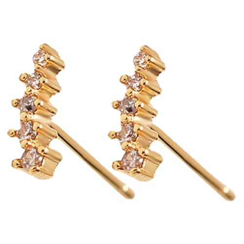 FOMIYES Kleine Damenohrringe Mit Strass Für Modeschmuck Geeignet Für Partys Hochzeiten Und Alltag Leicht Und Dekorativ von FOMIYES