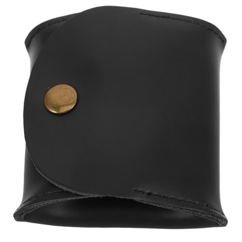 FOMIYES Kleine Geldbörse Retro-münztasche Geldbörse Für Japanischer Münzorganisator Kleine Münzgrundstück Geldbeutel Für Portemonnaie Für Wechselgeldhalter Black Leder von FOMIYES