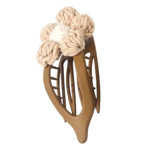 FOMIYES Knitted Flower Hair Claw Clip für Frauen Rutschfester Flauschiger Barrette Gehäkelter Blumen Pferdeschwanzhalter Starker Halt Vielseitiges Hawaii Haaraccessoire für Verschiedene FOMIYES Knitted Flower Hair Claw Clip für Frauen Rutschfester Flauschiger Barrette Gehäkelter Blumen Pferdeschwanzhalter Starker Halt Vielseitiges Hawaii Haaraccessoire für Verschiedene von FOMIYES