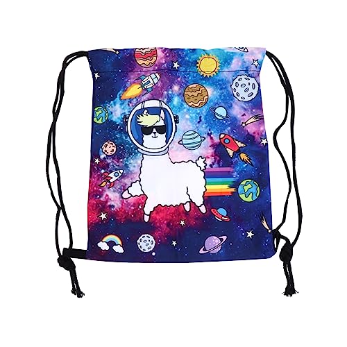 FOMIYES Kordelzugbeutel Mit Gedrucktem Tiermotiv Junge Mädchen-Tasche Aus Hochwertigem Material Praktisch Und Langlebig Zum Tragen Von Kleidung Büchern Und Handys Als Aufbewahrungstasche f von FOMIYES