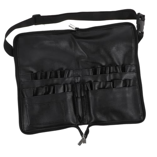 FOMIYES Make-up-pinseltasche Mit Großer Kapazität Kosmetiktasche Aus Pu-Leder Mit Reißverschluss Reisekosmetiktasche Für Damen von FOMIYES