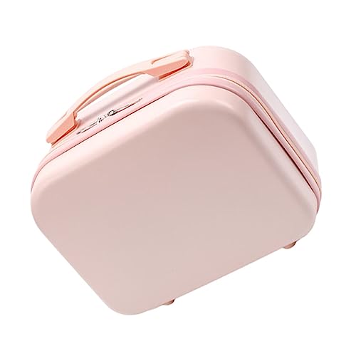 FOMIYES Kosmetikkoffer Damen Tragbar mit Griff Leichtes Schminkkästchen in Rosa als Kulturbeutel für Reise und Alltag Personal Care Cosmetic Bag von FOMIYES