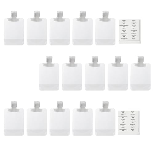 FOMIYES Kosmetiktasche Reise Unterpacktasche Damen Mit Squeeze Shampoo Lotion Behälter Luftdicht Und Leckfrei Kosmetikbeutel Für Flüssigkeiten Und Cremes von FOMIYES