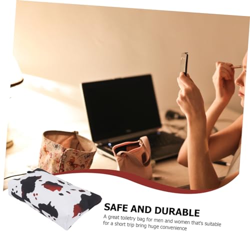 FOMIYES Toiletenbeutel Aus Tragbare Reisekosmetiktasche Mit Reißverschluss Aufbewahrungstasche Für Make-up Kosmetiktasche Mit Organizer Für Kleinigkeiten Geeignet Für Shampoo Lotion Handtu von FOMIYES