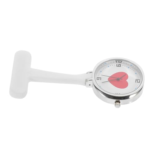 FOMIYES Krankenschwester-Uhrenclip Taschenuhr Ansteck-Armbanduhr Ansteckuhren Pflegeuhr Clip an Krankenpflegeuhr Krankenschwesteruhr Brosche Pflegezubehör Krankenschwester Uhr Metall Weiß FOMIYES Krankenschwester-Uhrenclip Taschenuhr Ansteck-Armbanduhr Ansteckuhren Pflegeuhr Clip an Krankenpflegeuhr Krankenschwesteruhr Brosche Pflegezubehör Krankenschwester Uhr Metall Weiß von FOMIYES