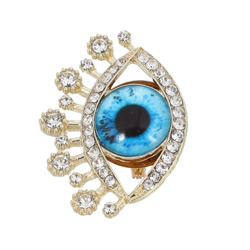 FOMIYES Kreative Brosche mit Funkelnden Strasssteinen Unverwechselbare Evil Eye Anstecknadel für Damen Vielseitiges Accessoire für Anzug Mantel und Schal Origineller Schmuck für Modische FOMIYES Kreative Brosche mit Funkelnden Strasssteinen Unverwechselbare Evil Eye Anstecknadel für Damen Vielseitiges Accessoire für Anzug Mantel und Schal Origineller Schmuck für Modische von FOMIYES