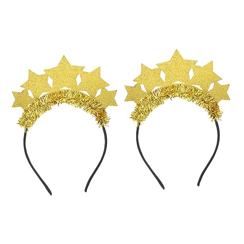 FOMIYES 2stücke Haarreifen Haarschmuck Accessoires Schicke Haarreifen Haarornament Für Party Foto Requisit Für Mutter Tochter Neujahr Weihnachten Valentinstag von FOMIYES