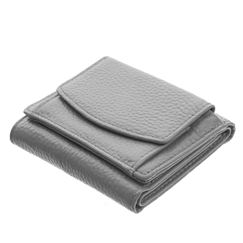 FOMIYES Kreditkartenetui Für Damen Klein Schmal Kompakt Kurze Steckplätze Kartenhalter Mehrere Einfache Damentaschen Beutel Mädchenfarbe Anti Lady Bank Damen Kartenetui Leder von FOMIYES