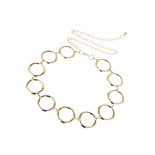 FOMIYES Kreisförmige Körperkette Damen Punk Taillenkette Metall Vielseitiger Bauchgürtel für Besondere Anlässe Stilvolles Accessoire für Outfits als für Freundinnen FOMIYES Kreisförmige Körperkette Damen Punk Taillenkette Metall Vielseitiger Bauchgürtel für Besondere Anlässe Stilvolles Accessoire für Outfits als für Freundinnen von FOMIYES