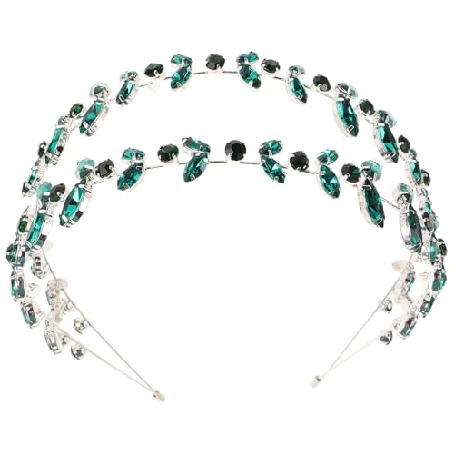 FOMIYES Kristall Hochzeit Stirnband Braut Strass Haar Reben Frauen Blatt Krone Haar Zubehör Für Brautjungfern Mädchen Prinzessin Geburtstag Party von FOMIYES