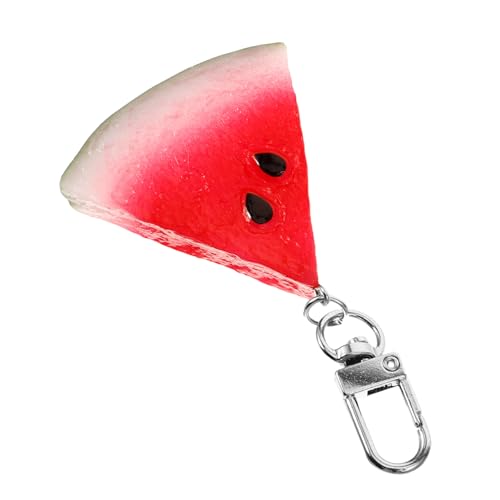 FOMIYES Künstlicher Wassermelonen Schlüsselanhänger Anhänger Tasche Deko Charm Leicht Tragbar Für Damen Rucksack Autoschlüssel von FOMIYES