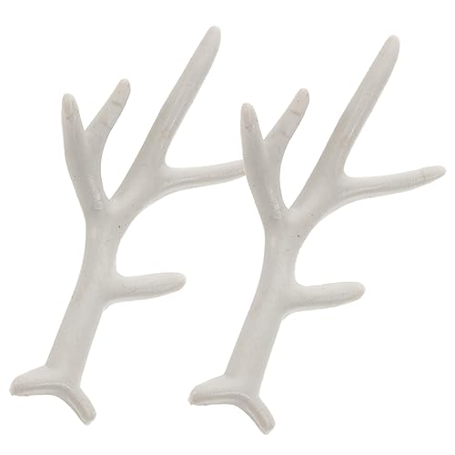 FOMIYES Künstliches Geweih Stirnband Kunststoff Hirschgeweih Diy Kopfschmuck Leicht Robust für Karneval Fasching Weihnachtskostüm Zubehör von FOMIYES