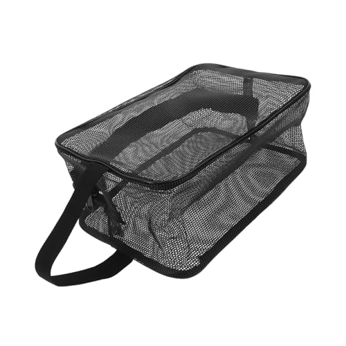 FOMIYES Kulturbeutel Aus Netzmaterial Duschtasche Reise Kulturbeutel Für Männer Große Mesh Reißverschlusstasche Leicht Tragbar Für Fitnessstudio Und Camping von FOMIYES