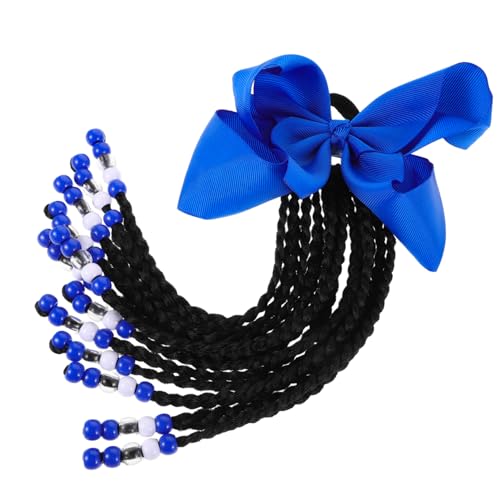 FOMIYES Kunsthaar Für Mädchen – Geflochtene Pferdeschwanzverlängerungen Mit Elastischem Haargummi Einfach Anzubringendes Haarteil Für Cheerleading Und Bühnenshows von FOMIYES