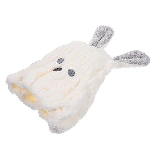 FOMIYES Kuschelige Haartrockenkappe Aus Weichem Wasserabsorbierendem Korallenvlies Im Niedlichen Cartoon Rabbit Design Ideales Handtuch Für Nasses Haar Perfekt Für Und Zuhause von FOMIYES