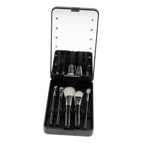 FOMIYES LED Beleuchtete Wimpern Aufbewahrungsbox Stufiger Organizer mit Schminkspiegel Tragbar Staubdicht und Schützend für Reisen und Make Up Fans von FOMIYES