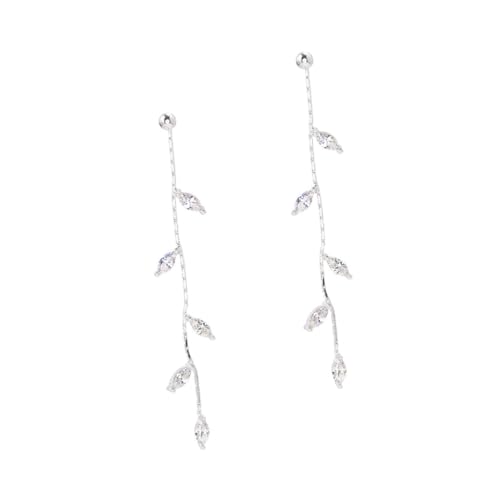 FOMIYES Lange Quastenohrringe Damen Ohrhänger mit Strass Vintage Tropfen Design Baumelohrringe für Frauen als für Freundinnen und Besondere Anlässe von FOMIYES