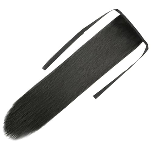 FOMIYES Langer Gerader Pferdeschwanz Haarverlängerung Wrap Around Synthetisches Haarteil Weich und Hitzebeständig für Frauen und Mädchen Vielseitig für Party Cosplay und Alltag Geeignet von FOMIYES