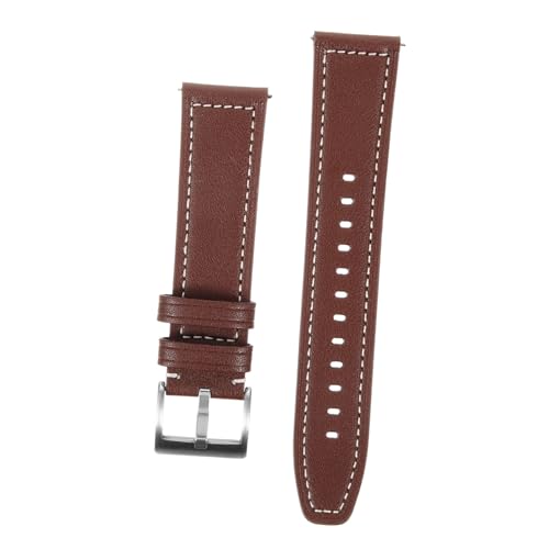 FOMIYES Lederarmband Uhr Ersatzband Business Stil Komfortabel Für Damen Herren Uhrarmband Austauschbar Elegant Alltag von FOMIYES