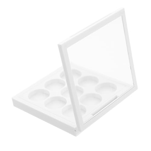 FOMIYES Diy Fächer Augen Makeup Palette Leere Lidschatten Und Highlighter-box Für Individuelles Contouring Und Blush Tragbarer Kosmetik Organizer Für Reisen Und Events von FOMIYES