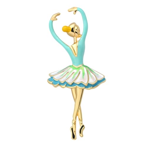 FOMIYES Legierung Ballettmädchen Brosche Kreative Kleidung Corsage Anstecknadel Leicht Elegant Für Damen Rucksack Kleidung Taschen Dekoration von FOMIYES