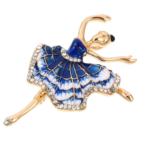 FOMIYES Legierung Strass Ballett Mädchen Brosche Anstecknadel für Kleidung Taschen Hüte Schals Damen Modeschmuck für Besondere Anlässe und Alltag von FOMIYES