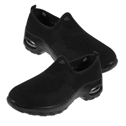 FOMIYES Leichte Damen Laufschuhe mit Atmungsaktivem Mesh Stoßdämpfende Sportschuhe für Walking und Training rutschfeste Sohlen Modisch und Angenehm für Alltag und Reisen von FOMIYES