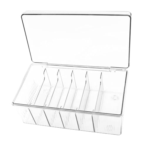 FOMIYES Lidschatten-paletten-Organizer Halter Für Wimpernwerkzeuge Aufbewahrungshalter Für Make-up-Accessoires Lipgloss-Organizer Geteilter Make-up-Organizer Acryl Werkzeugkasten Kosmetik von FOMIYES