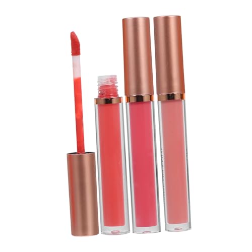 FOMIYES Luxuriöses Samtiges Flüssiges Lippenstift-set 3 Nicht Verblassende Matte Lippenstifttöne Getönt Für Damen-make-up von FOMIYES
