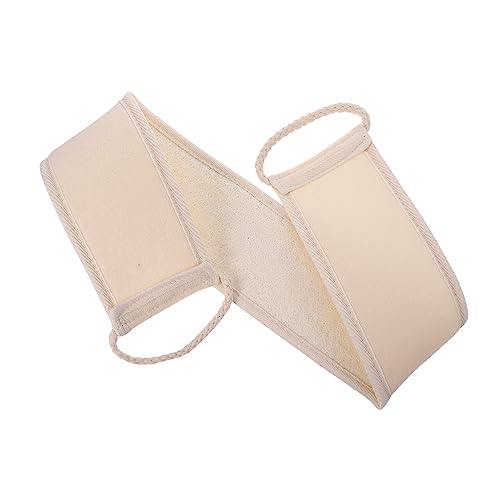 FOMIYES Luffa-rückenwäscher Peeling-badetuch Aus Natürlichem Luffa Und Baumwolle Für Hautreinigung Und Peeling Falten Fördert Die Durchblutung Leicht Und Bequem von FOMIYES
