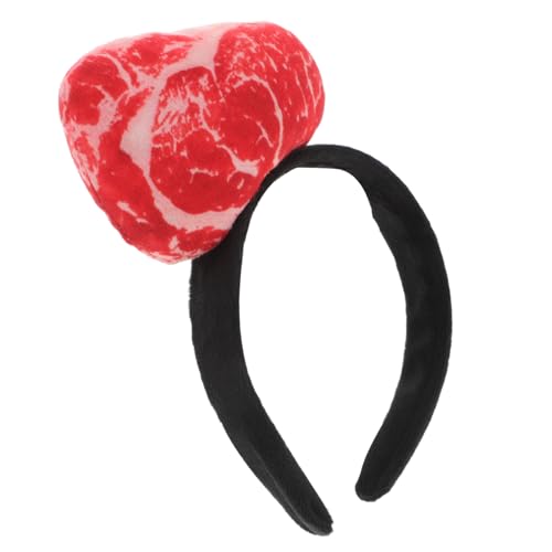 FOMIYES Haarschmuck Mit Für Party Realistisches Kopfstück Aus Kunstfleisch Kreatives Stirnband Für Fotos Und Veranstaltungen Bequeme Kopfbedeckung Für Partys Und Geschenke von FOMIYES