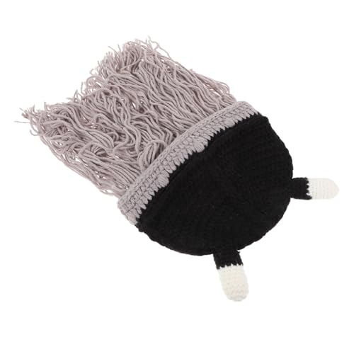 FOMIYES Lustiger Wikingerhut Aus Wollgarn Dekorativer Helm Für Cosplay Kostümhut-accessoire Mit Wikinger-barthut Für Halloween-partys Und Kostümbälle von FOMIYES