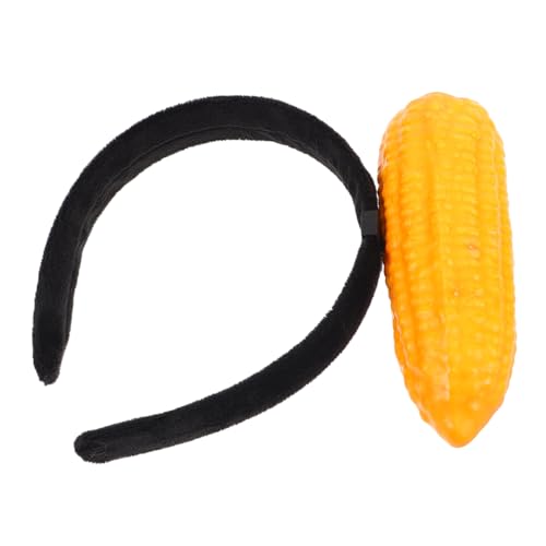 FOMIYES Plüsch-mais-stirnband Lustiger Haarreifen Mit Originellem Verkleidungs-accessoire Gemüse-motiv-party-stirnband Für Weihnachts-feiertage Originelles Haar-accessoire von FOMIYES