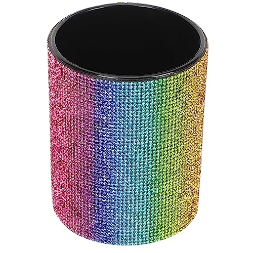 FOMIYES Luxuriöser Stiftebecher Mit Strasssteinen Kreativer Stift- Und Make-up-pinselhalter Für Den Schreibtisch Eleganter Schreibwaren-organizer von FOMIYES