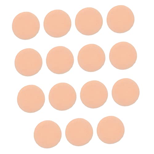 FOMIYES Mädchen Kosmetik Puff Werkzeug Abgerundete Gesicht 15 Stücke Pack Reine Baumwolle Samt Bequem Und Praktisch Für Make-up von FOMIYES