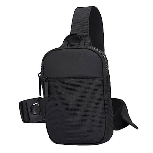 FOMIYES Männer Taillengürtelbeutel Verstellbarer Gürteltasche für Outdoor Aktivitäten Leichtgewichtige Brusttasche mit Reißverschluss für Handy Geldbörse Schlüssel von FOMIYES